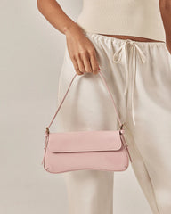 SABELLA SHOULDER BAG - BALLET PINK PATENT-GOLD