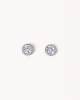 IMMY EARRINGS - SILVER-DIAMANTE