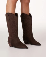 TOWNES - DARK CACAO SUEDE