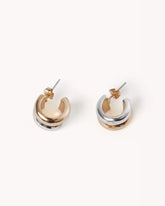 RIVER EARRINGS - GOLD-SILVER