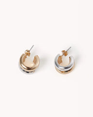 RIVER EARRINGS - GOLD-SILVER
