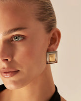 ROAMLEE EARRINGS - SILVER-GOLD