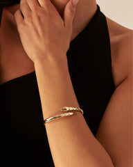 JAYDE BANGLE - GOLD PLATED 14K