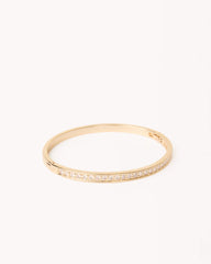 KAIYA BANGLE - GOLD PLATED 14K-DIAMANTE