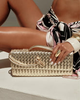 ALICE CLUTCH BAG - GOLD METALLIC