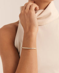 KAIYA BANGLE - GOLD PLATED 14K-DIAMANTE