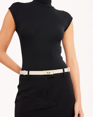 BLAKE BELT - BONE-GOLD