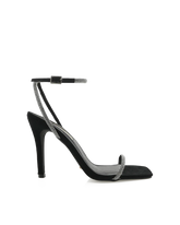 STARLETTE - DIAMANTE-BLACK SUEDE