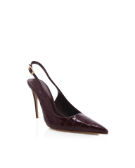 GIOVINA - DARK CHERRY PATENT CROC