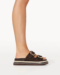 ALESSIA - DARK CACAO SUEDE