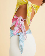SOPHIA SILK SCARF - LIMONCELLO