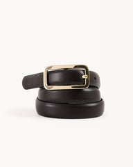 ADA BELT - DARK CACAO-GOLD