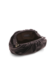 KYLA CLUTCH BAG - CHOCOLATE CRINKLE PATENT