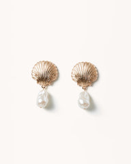 CLARA EARRINGS - GOLD-PEARL