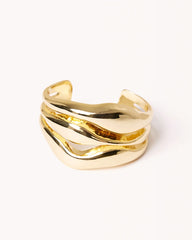 HOLLY BANGLE - GOLD PLATED 18K