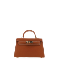 HARIETTE HANDLE BAG - TAN