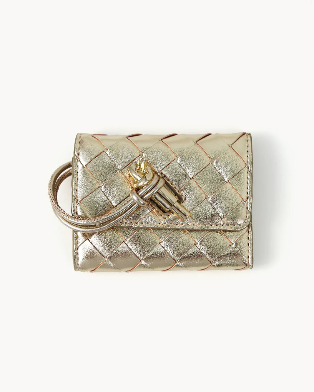 ALICE WALLET - GOLD METALLIC