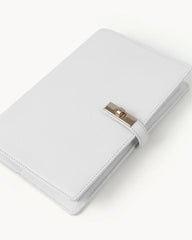 NOTEBOOK COVER - BONE SAFFIANO