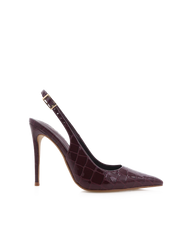 GIOVINA - DARK CHERRY PATENT CROC