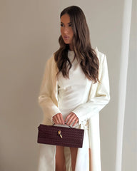 ALICE CLUTCH BAG - WINE