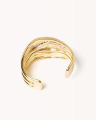 HOLLY BANGLE - GOLD PLATED 18K