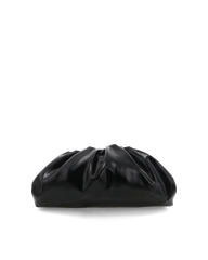 KYLA CLUTCH BAG - BLACK CRINKLE PATENT