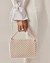 JEANIE HANDLE BAG - BONE