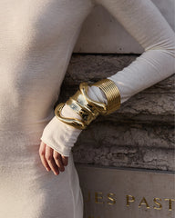 HARMONY BANGLE - GOLD PLATED 18K